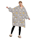 THICK FLANNEL HOODIE BLANKET FOR HOME OUTDOORS_CWAHA6519