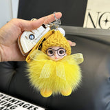 CUTE PLUSH DOLL CAR KEYCHAIN BAG PENDANT GIFT_CWMM2499