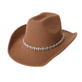 SEQUIN SPIRAL WESTERN FELT HAT WITH CURVED BRIM_CWAH3645