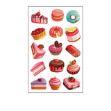 FOODIE TATTOO STICKERS BURGER CAKE CANDLES_CWMM8396