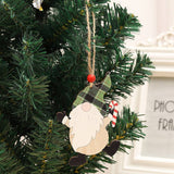 CHRISTMAS DECORATIONS PAINTED WOODEN PENDANTS_CWMM2650