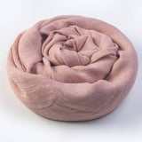 SOLID COTTON LINEN SCARF FOR WOMEN SUMMER SUN PROT_CWASC1451