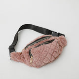 PLUSH CHEST BAG WOMEN SMALL SHOULDER CROSSBODY_CUAB00604