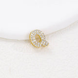 Tiny Zirconia Pendant 26 Letters Necklace_Cwmm5863