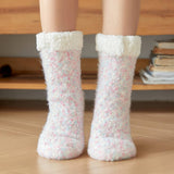 Women Plush Snow Socks Plush Indoor Slippers_Cwms0712