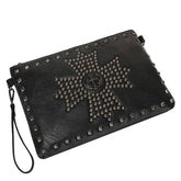 Vintage Rivet Large Capacity File Pack Handbag_Cwab1481