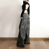Street Fashion High-Waisted Loose Wide-Leg Pants