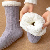 THERMAL LEG WARMERS PLUSH INDOOR SLIPPERS_CWMS0717