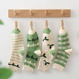 Winter Rolled-Edge Striped Socks_Cwms0917