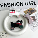 CUTE CAT BOW HAIR CLIP CREATIVE CARTOON ACCESSORY_CWAHA5894
