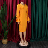 FASHIONABLE AND ELEGANT HIP PENCIL SKIRT DRESS_CWDMD3668