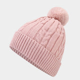 2024 NEW STYLE POM POM KNITTED HAT_CWAH1611