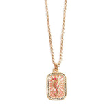 HOLIDAY INSPIRED COLORFUL TAROT NECKLACE_CWMM5329