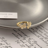 SIMPLE HIGH END ZIRCON BUTTERFLY RING FOR WOMEN_CWAJE3109