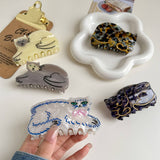 Cute Cat Acetate Hair Claw Clip For Women