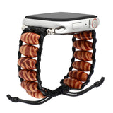 IWATCH9 WOODEN BEADS WAX ROPE STRAP APPLE WATCH9 1_CWWW0046