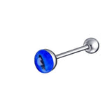 COLORFUL EYE TONGUE STUD STAINLESS STEEL PIERCING_CWMM9599