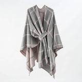 NEW FASHION SHAWL PLAID DUAL PURPOSE SIMPLE SHAWL_CWMM2086
