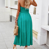 COTTON STRAPLESS DRESS_CWDMD1534