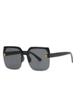 NY LOGO HALF FRAMELESS FASHION SUNGLASSES_CWASG0073