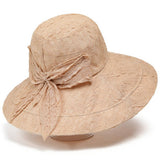 Travel Sun Protection Bow Bucket Hat_Cwah1497