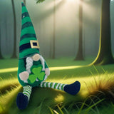 ST PATRICK STRIPED LONG LEGGED DOLL FIGURINE_CWMM3446