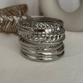 Vintage Stacking Bohemian Alloy Bracelet Set_Cwmm3096