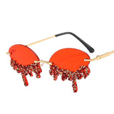 PERSONALIZED FUNNY FASHION TEARDROP SUNGLASSES_CWASG0871