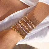 18K GOLD STAR BRACELET STAINLESS STEEL SHINE_CWAJE4666