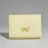 Cute Bow Short Wallet Foldable Card Holder_Cwab06207
