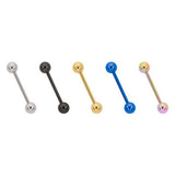FRESH DESIGN STAINLESS STEEL TONGUE BAR PIERCING_CWMM9596