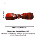 Chic Bow Acetate Hair Clip ? Side Bang Duckbill_Cwaha07277