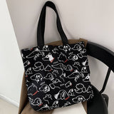 CANVAS TOTE BAGS WITH ADORABLE ANIMAL PRINT_CWAB2046