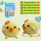 HANDMADE CHICKEN DOLL CROCHET MATERIAL KIT_CWMM1865