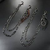 PUNK STYLE MULTI LAYERED CHAIN JEANS CHAIN_CWMM4874