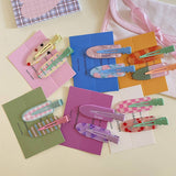 2 PACK SUMMER FRUIT CUTE SWEET HAIR CLIPS_CWAHA2264