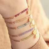 Womens Creative Twelve Birthstone Beaded Bracelet_Cwmm3914