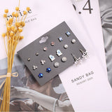 CHRISTMAS EARRING COMBINATION CARTOON EARRING SET_CWMM2611