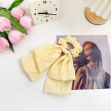 FRESH AND SWEET TEMPERAMENT BOW HAIR RING_CWAHA1604