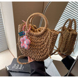 Simple Shoulder Crossbody Beach Handbag_Cwab2318