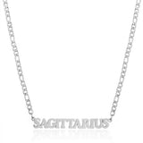 SIMPLE TWELVE ZODIAC STAINLESS STEEL GOLD NECKLACE_CWMM2726