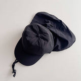SUMMER THIN CHILDRENS SUN PROTECTION CAPE HAT_CWAH2875