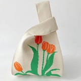 Women Floral Knitted Shoulder Handbag_Cwab1493