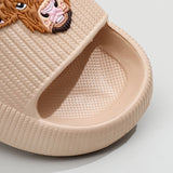 HIGHLAND COW EVA SLIDES WOMEN SUMMER SANDALS_CWSHF00228