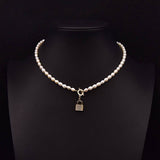 Versatile Design Zircon Temperament Pearl Necklace