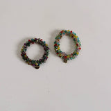 CUTE PEARL CRYSTAL HAIR TIE ELASTIC HANDMADE BAND_CWAHA6763