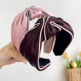 Elegant Satin Cross Knot Wide Hair Hoop_Cwaha07369