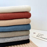 SOLID COLOR KNITTED KNOTTED SHAWL CASUAL COZY _CWASC0757