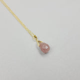 FASHIONABLE NATURAL STONE CRYSTAL PENDANT NECKLACE_CWAJE1058