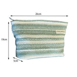 Striped Handbag Makeup Bag Travel Wash Organizer_Cuab00680